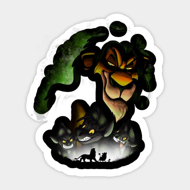 Villain Sticker by Cromanart